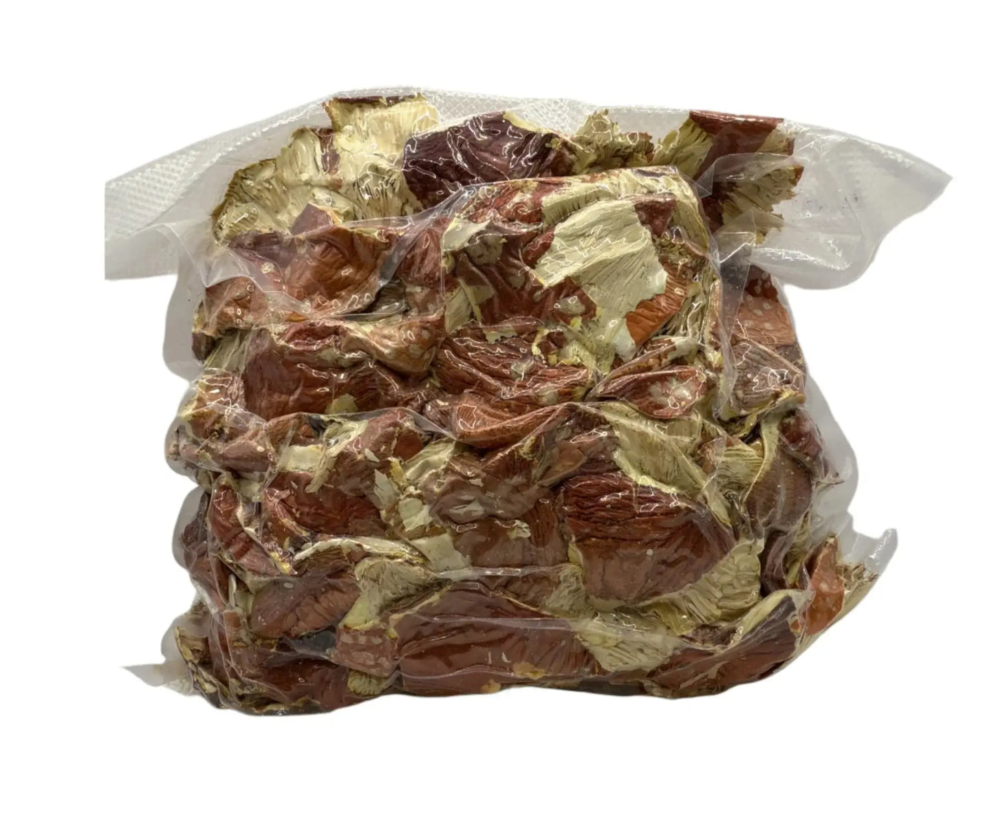 Fliegenpilz zerkleinert in luftdichter Verpackung für einfache Dosierung und Anwendung. Hochwertiger getrockneter Roter Fliegenpilz für traditionelle Zwecke.