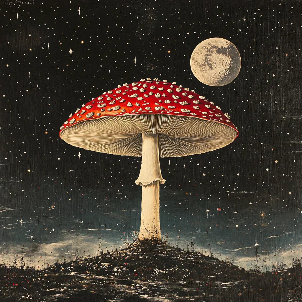 Rauchen von Fliegenpilz